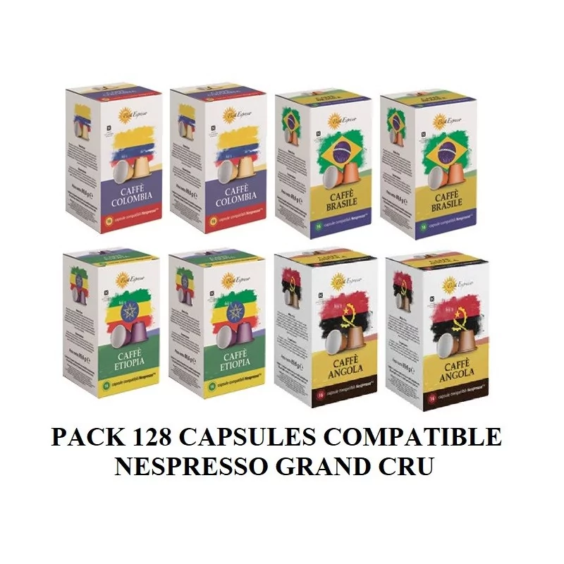 PACK CAFES GRAND CRU 96 CAPSULES 