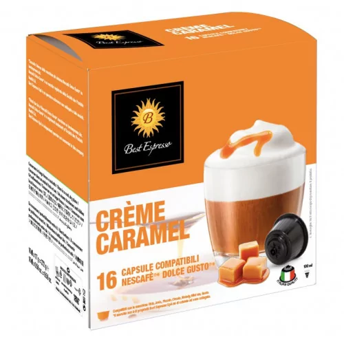 Compatible Dolce Gusto - Crème Caramel Boîte de 16