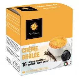 Compatible Dolce Gusto - Crème Brûlée Boîte de 16