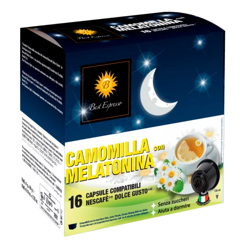Compatible Dolce Gusto - Infusion Camomilla con Melatonina Boîte de 16