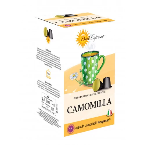 Thé Camomille Capsules Compatibles Machiné à Café Nespresso® x16