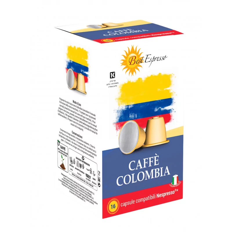 Colombien Capsules Compatibles Machiné à Café Nespresso® x16
