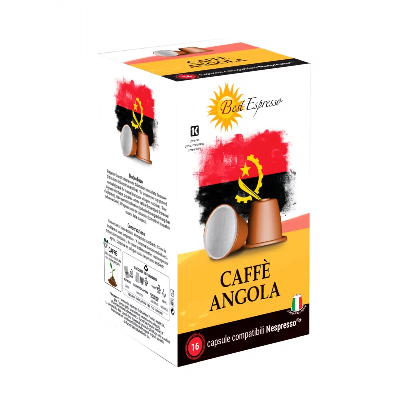Angola Capsules Compatibles Machiné à Café Nespresso® x16