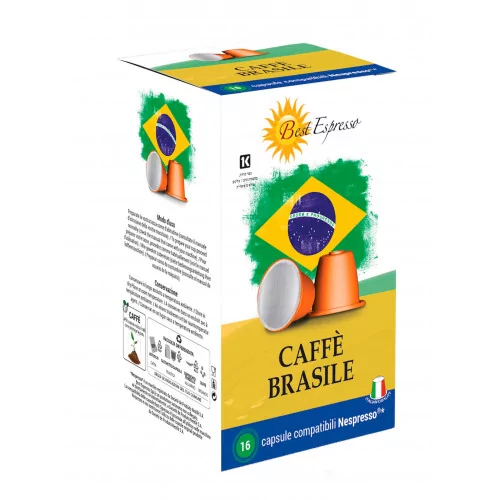 Brésilien Capsules Compatibles Machiné à Café Nespresso® x16