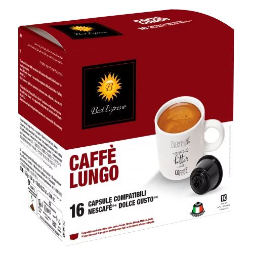 Lungo Capsules Compatibles Machine à Café Dolce Gusto® x16