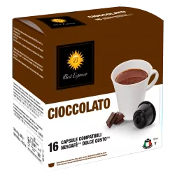 Chocolat Capsules  Compatibles Machine à Café Dolce Gusto® x16