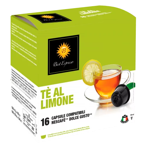 Thé Citron Capsules  Compatibles Machine à Café Dolce Gusto® x16