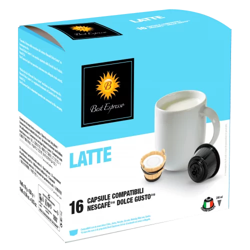 Lait Capsules  Compatibles Machine à Café Dolce Gusto® x16