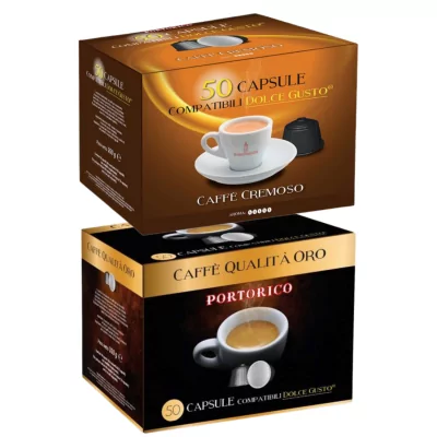 Cremoso + OroCremoso Capsules  Compatibles Machine à Café Dolce Gusto® x100