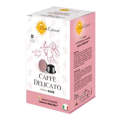 Délicato Capsules Compatibles Machine à Café Lavazza Modo Mio® x16