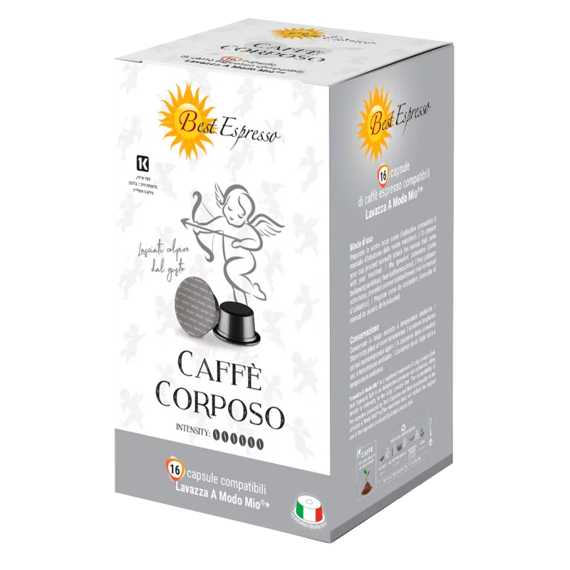 Corposo Capsules Compatibles Machine à Café Lavazza Modo Mio® x16