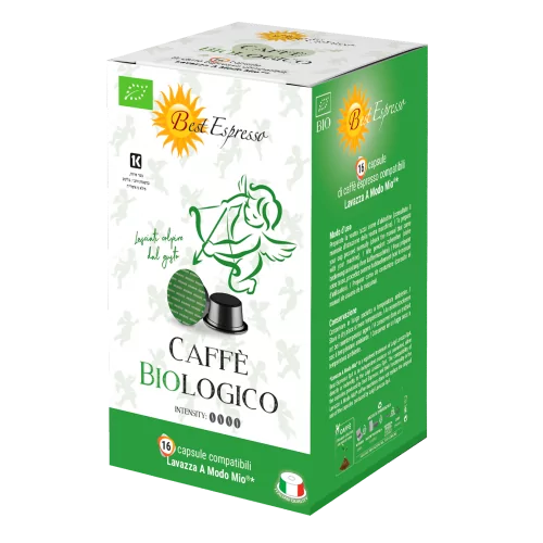 Bio Capsules Compatibles Machine à Café Lavazza Modo Mio® x16