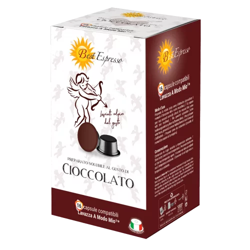Chocolat Capsules Compatibles Machine à Café Lavazza Modo Mio® x16