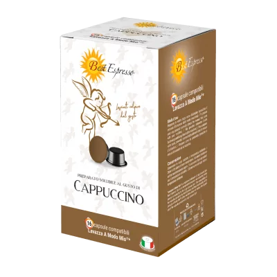 Cappuccino Capsules Compatibles Machine à Café Lavazza Modo Mio® x16