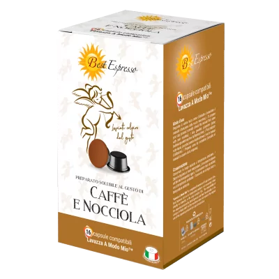 Noisette Capsules Compatibles Machine à Café Lavazza Modo Mio® x16