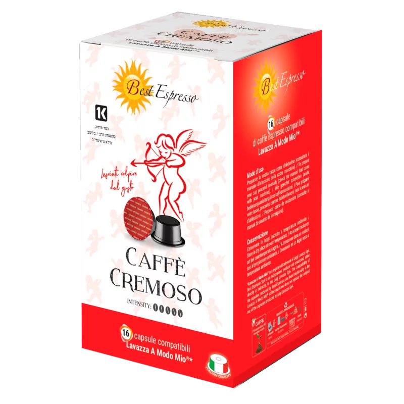 Cremoso Capsules Compatibles Machine à Café Lavazza Modo Mio® x16