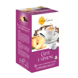 Ginseng Capsules Compatibles Machine à Café Bialetti® x16