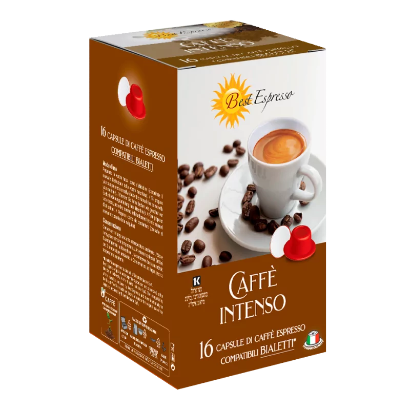Intenso Capsules Compatibles Machine à Café Bialetti® x16