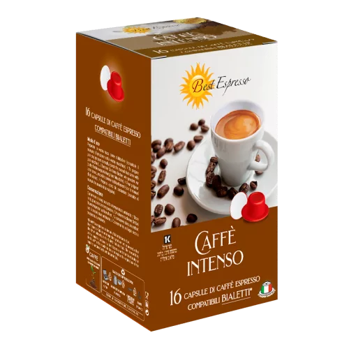 Intenso Capsules Compatibles Machine à Café Bialetti® x16
