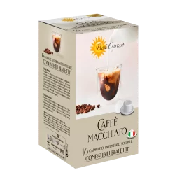 Macchiato Capsules Compatibles Machine à Café Bialetti® x16