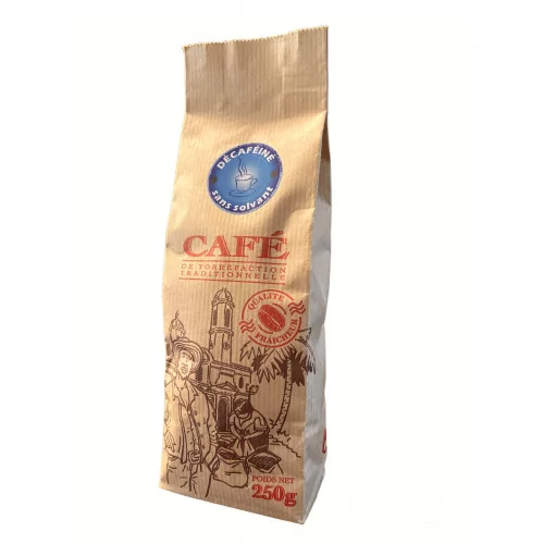 Sachet de Café Grain décaféiné 250gr