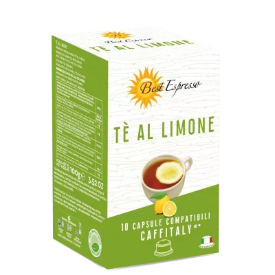 Capsule Thé Citron Compatible Machine à Café Caffitaly® x10