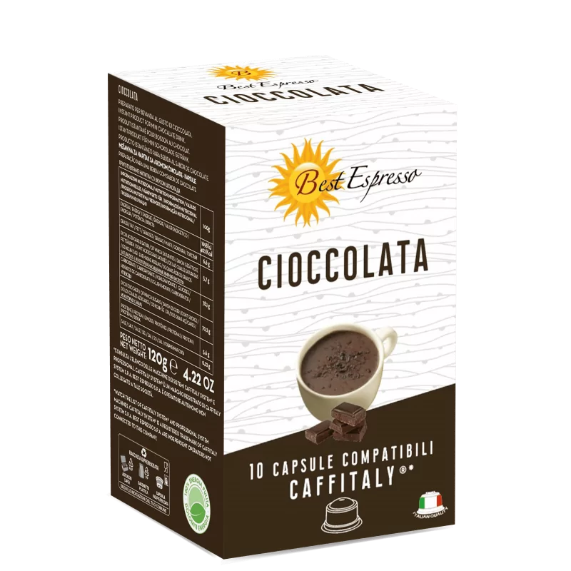 Capsule Chocolat Crémeux Compatible Machine à Café Caffitaly® x10