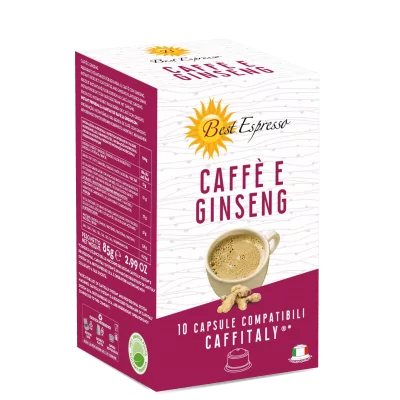 x10 Café Ginseng Compatibles Machine à Café Caffitaly®