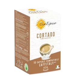 x10 Café au Lait Cortado Compatibles Machine à Café Caffitaly®