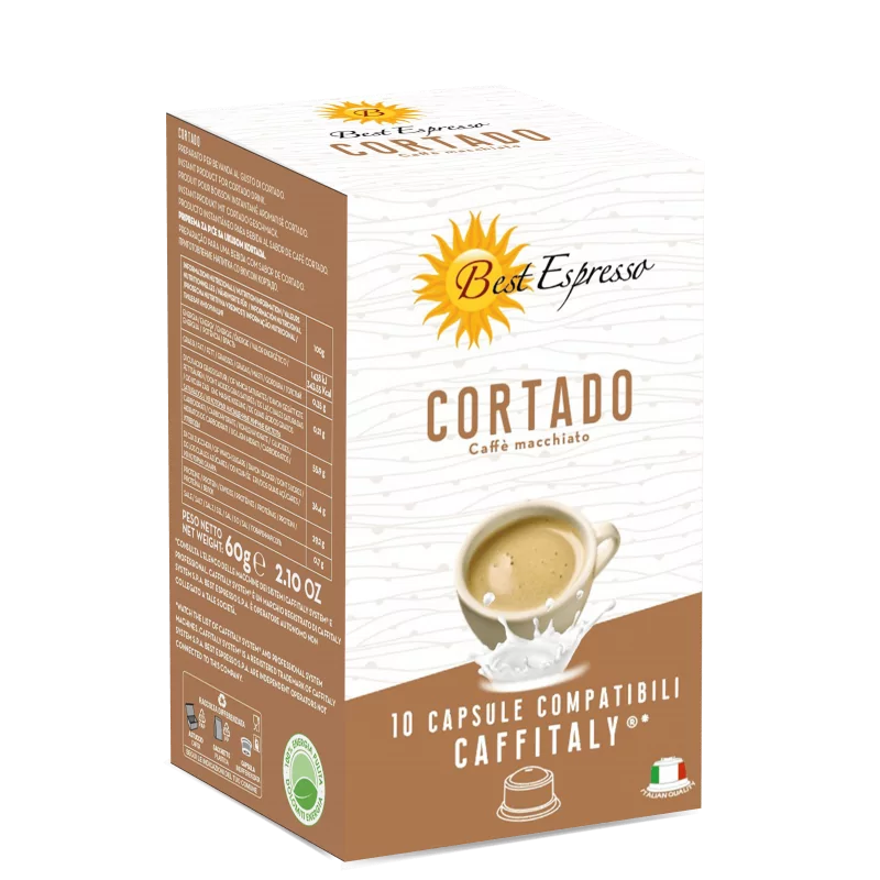 x10 Café au Lait Cortado Compatibles Machine à Café Caffitaly®