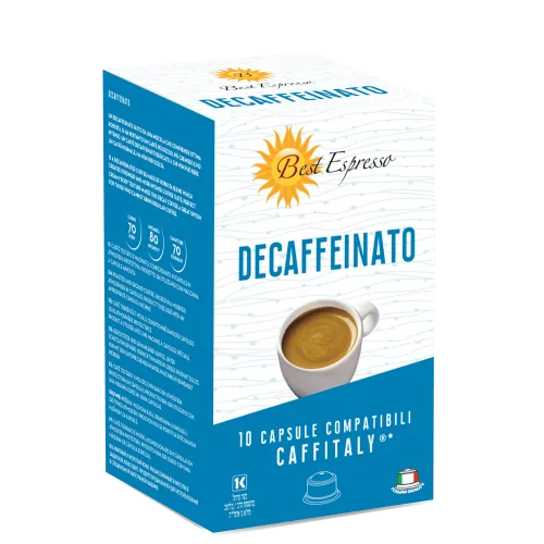 x10 Café Décaféiné Compatibles Machine à Café Caffitaly®