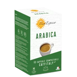 x10 100% Arabica Compatibles Machine à Café Caffitaly®