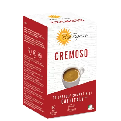 x10 Café Cremoso Compatibles Machine à Café Caffitaly®