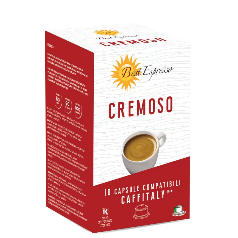 x10 Café Cremoso Compatibles Machine à Café Caffitaly®