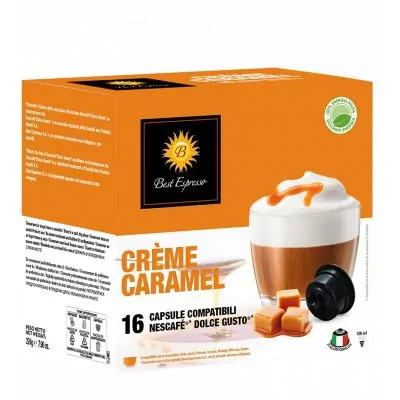 x16 Café Crème Caramel Compatibles Machine à Café Dolce Gusto®