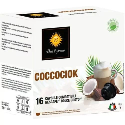 x16 Macchina da caffè Dolce Gusto compatibile con latte di cocco