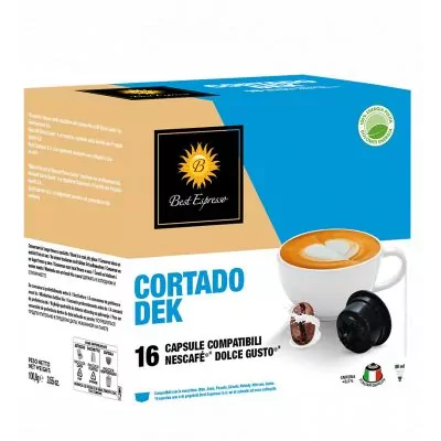 x16 Café Cortado Décaféiné Compatibles Machine à Café Dolce Gusto®