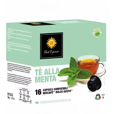 x16 Thé à la Menthe Compatibles Machine à Café Dolce Gusto®