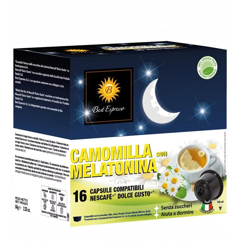 x16 Infusion Chamomile Melatonin Compatible Dolce Gusto® Coffee Machine