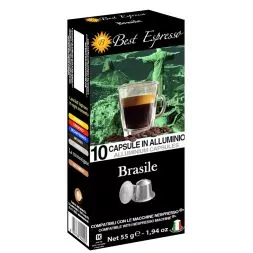 x16 Café Brésilien Compatibles Machine à Café Nespresso®
