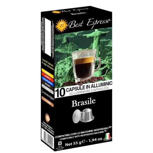 x16 Café Brésilien Compatibles Machine à Café Nespresso®