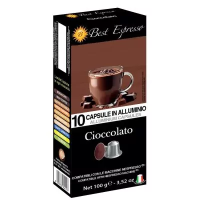 x16 Cápsula de chocolate Nespresso compatível®