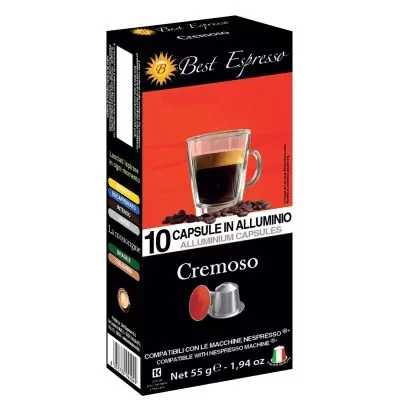 x16 Café Cremoso Compatibles Nespresso® Café intense et Crémeux