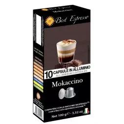 x16 Mokaccino Café Chocolat Lait Compatbile avec Nespresso®