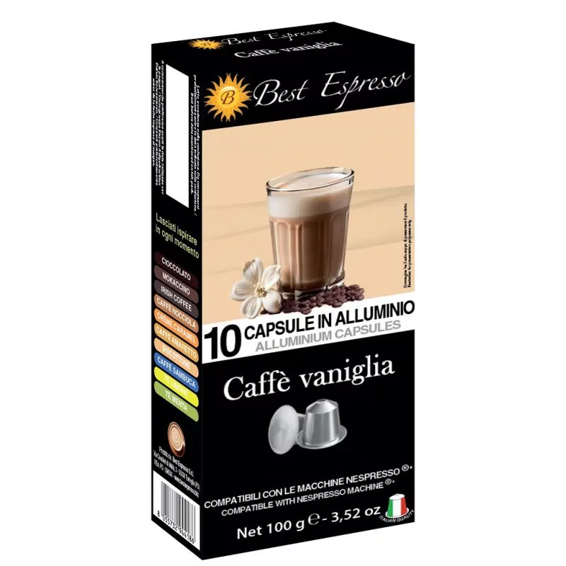 x16 Café Vanille Capsule Compatible Nespresso® Café Gourmand