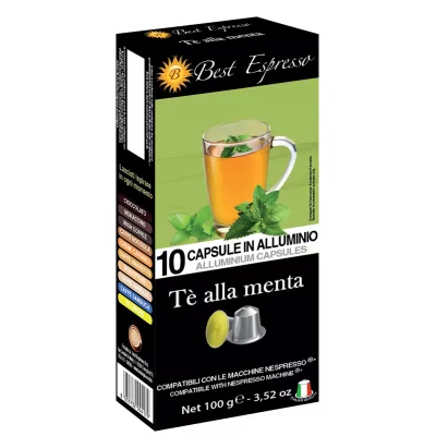 x10 Cápsulas de Té de Menta...