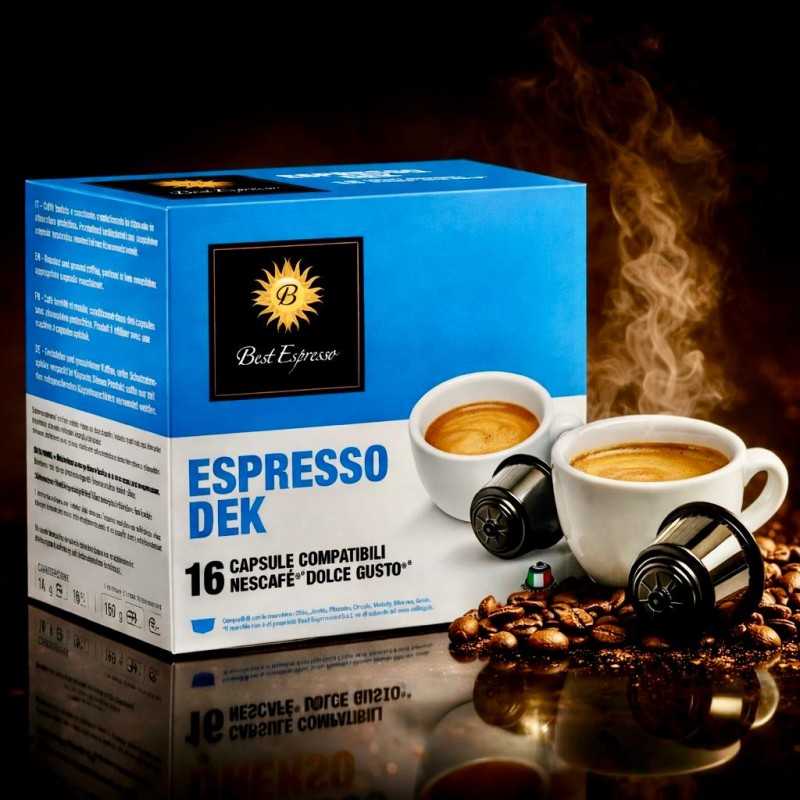 Capsule Café Décaféiné Compatible Dolce Gusto