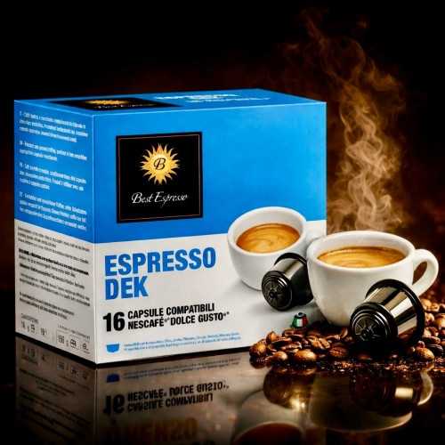 Capsule Café Décaféiné Compatible Dolce Gusto