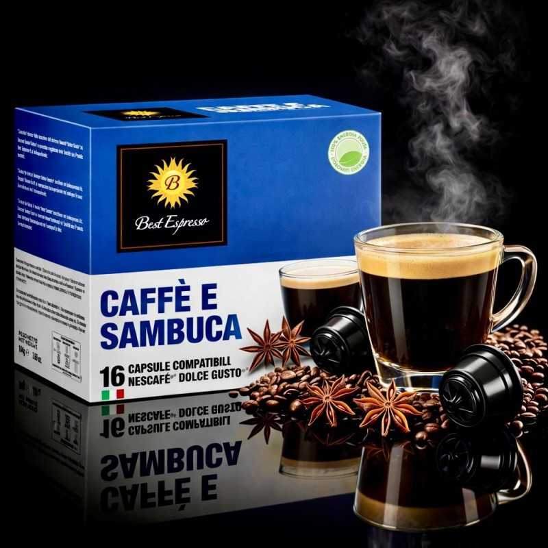Sambuca Capsule Café Compatible Machine à Café Dolce Gusto