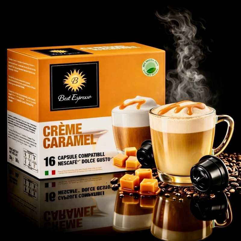 Café Crème Caramel Capsules Compatibles Dolce Gusto
